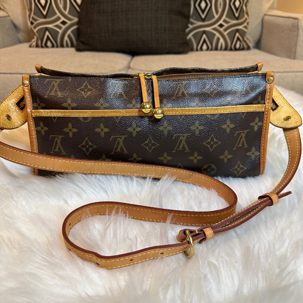 Louis Vuitton Monogram Canvas Crossbody Bag in Brown and Tan - Picture 2 of 16